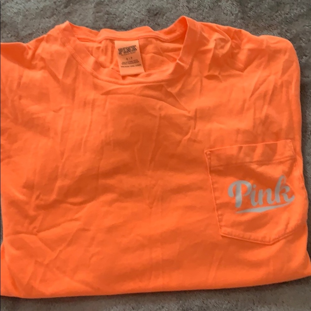 PINK neon long sleeve shirt